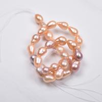 Drop Cultured Freshwater Pearl Beads, Teardrop, DIY, mixed colors, 9-10mm Approx 38-40 cm 