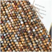 Natürliche verrückte Achat Perlen, Verrückter Achat, rund, poliert, DIY & verschiedene Größen vorhanden, Länge:ca. 14.96 ZollInch, verkauft von Strang