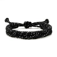 cordon de polyester bracelet, Réglable & bijoux de mode & unisexe, plus de couleurs à choisir, 10mm Environ 17-18 cm, Vendu par PC