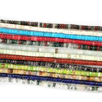 Mixed Gemstone Beads, Natural Stone, Flat Round, DIY Approx 38 cm 