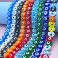 Evil Eye Lampwork Beads, Heart, DIY 12mm Approx 2mm 