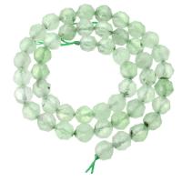 Prehnit-Perlen, Prehnit, rund, DIY & facettierte, hellgrün, 8x8x8mm, Länge:ca. 16 ZollInch, verkauft von Strang