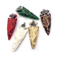 Resin Brass Pendants, with Rhinestone Clay Pave & Brass, Conical, silver color plated, DIY 