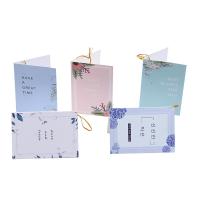 Christmas Greeting Card, Papier, Drucken, Faltbare & Koreanischen Stil, gemischte Farben, 92x63mm, 128PCs/setzen, verkauft von setzen