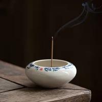 Buy Incense Holder and Burner in Bulk , White Porcelain, handmade, for home and office & durable 