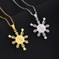 Couple Stainless Steel Necklace, 304 Stainless Steel, Vacuum Ion Plating, fashion jewelry & Unisex Approx 19.69 Inch 