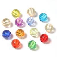 Transparent Acrylic Beads, Round, DIY, mixed colors, 8mm Approx 2mm 
