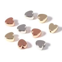 CCB Plastic Beads, Copper Coated Plastic, Heart, plated, DIY Approx 1.2mm 