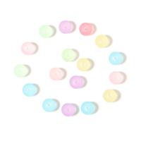 Frosted Acrylic Beads, Round, DIY mixed colors, 6/8/10mm 