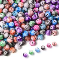 DIY Armband Perlen Set, Acryl, Elastischer Thread & PerlenPerlenschnur, mit elastischer Faden & Zinklegierung, gemischte Farben, 10x9.5mm,8x5.5mm, ca. 330PCs/setzen, verkauft von setzen