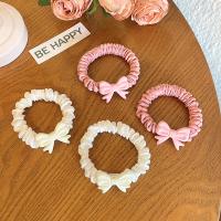 Hair Scrunchies, Cloth, with Resin, handmade, for woman 55mm 