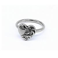 Stainless Steel Finger Ring, 316 Stainless Steel, Heart, vintage & Unisex original color 