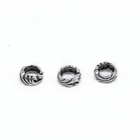 Stainless Steel Large Hole Beads, 316 Stainless Steel, vintage & DIY, original color Approx 8mm 