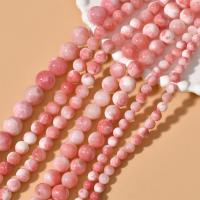 persische Jade Perle, rund, DIY & verschiedene Größen vorhanden, Rosa, Länge:ca. 15.35 ZollInch, verkauft von Strang
