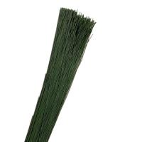 Paper Artificial Flower Rod, with Iron, green, 0.45mm Approx 60 cm 