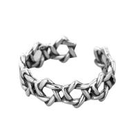 925 Sterling Silver Cuff Finger Ring, polished, Adjustable & for woman & hollow 
