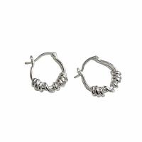 Männer Sterling Silber Hoop Ohrringe, 925er Sterling Silber, Modeschmuck & für Frau, verkauft von Paar