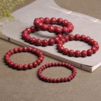 Mode Bracelet à cinabre, Rond, style folk & normes différentes pour le choix & pour femme, rouge Environ 18 cm, Vendu par PC