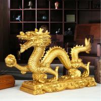Resin Decoration, Dragon, half handmade, for home and office 