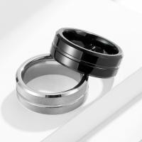 Acero de tungsteno anillo, diverso tamaño para la opción & para hombre, más colores para la opción, 8mm, Vendido por UD