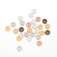 Perles intercalaires en alliage de zinc, fleur, Placage, DIY, plus de couleurs à choisir Environ 1mm, Environ Vendu par sac