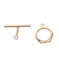 Brass Toggle Clasp, high quality gold color plated 
