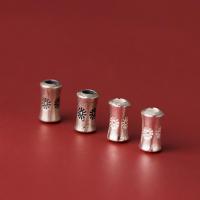 Sterling Silber Spacer Perlen, 925er Sterling Silber, DIY, keine, 5x9mm, Bohrung:ca. 2.6mm, verkauft von PC