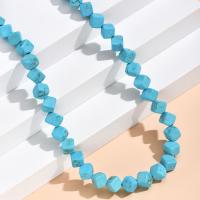 Perles en Turquoise naturelle, bijoux de mode & pour femme, blue ciel, 0.8*1.05cm Environ 30 cm, Vendu par PC