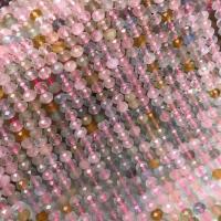 Perles de morganite, abaque, poli, DIY & facettes, couleurs mélangées Environ 38 cm, Vendu par brin