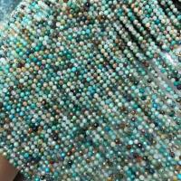 Perles Chrysocolle, Chrysocolle (Pierre naturelle Phoenix), Rond, poli, DIY & facettes, couleurs mélangées, 2.5mm Environ 38 cm, Vendu par brin