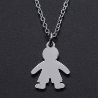 Titanium Steel Jewelry Necklace, Boy, Vacuum Ion Plating, for woman Approx 40 cm, Approx 