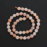 Mixed Gemstone Beads, Pink Aventurine, with Blue Aventurine & Green Aventurine & Red Aventurine, Round, polished, Star Cut Faceted & DIY Approx 14.96 Inch 