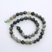Green Grass Stone Beads, Round, polished, Star Cut Faceted & DIY mixed colors Approx 14.96 Inch 
