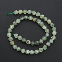 Prehnite Beads, Natural Prehnite, Round, polished, Star Cut Faceted & DIY Approx 14.96 Inch 