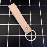 PU Leather Key Clasp, with Zinc Alloy, Unisex 