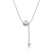 Titanium Steel Jewelry Necklace, Round, Vacuum Ion Plating, fashion jewelry & for woman 12mm cm 