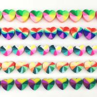 Polymer Clay Jewelry Beads, Heart, DIY 10mm, Approx 