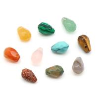 Joyas de piedras preciosas colgante, Gota, pulido, Bricolaje & diferentes materiales para la opción & facetas, más colores para la opción, 6x9mm, 10PCs/Bolsa, Vendido por Bolsa