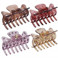 Hair Claw Clips, Resin, stoving varnish, fashion jewelry & for woman 