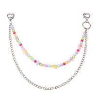 Resin Waist Chain, with Zinc Alloy, platinum color plated, Double Layer & Unisex Approx 13.7 Inch, Approx 17.7 Inch 