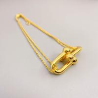 Brass Jewelry Necklace, with 1.97,1.18inch extender chain, 18K gold plated, fashion jewelry & for woman, golden Approx 14.96 Inch, Approx 5.91 Inch 