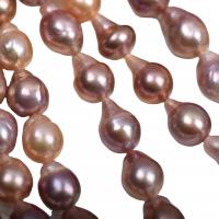 Baroque Cultured Freshwater Pearl Beads, Teardrop, DIY, mixed colors, 10-12mm Approx 14.96 Inch 