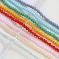 Perles de cristal rondelle, abaque, DIY & facettes, plus de couleurs à choisir, 8mm, Environ Vendu par brin