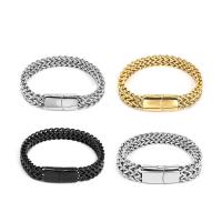 Titanium Steel Bracelet & Bangle, Donut, Vacuum Ion Plating, fashion jewelry 