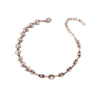 Bracelets en laiton, coeur, Placage de couleur argentée, bijoux de mode & pour femme, argent .5 cm, Vendu par PC