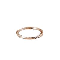 Латунь Манжеты палец кольцо, Кольцевая форма, плакирован серебром, ювелирные изделия моды & Женский, серебряный продается PC