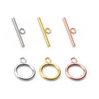 Stainless Steel Toggle Clasp, 304 Stainless Steel, Vacuum Ion Plating, DIY Approx 5mm 