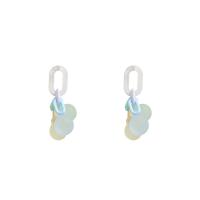 Acrylic Drop Earring, fashion jewelry & for woman, multi-colored 