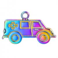 Zinc Alloy Necklace, Ambulance, colorful plated, Unisex Approx 50 cm 