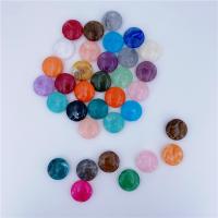 Perle acrylique, Plat rond, moulage par injection, DIY, plus de couleurs à choisir, 22mm, Environ Vendu par sac